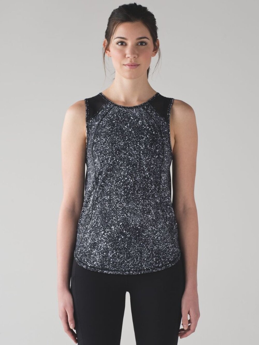 Lululemon Women's Sculpt Tank Top - Splatter Black/White